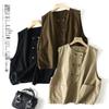 Spring 2026 Retro BF Style Double-Breasted Loose Batwing Vest