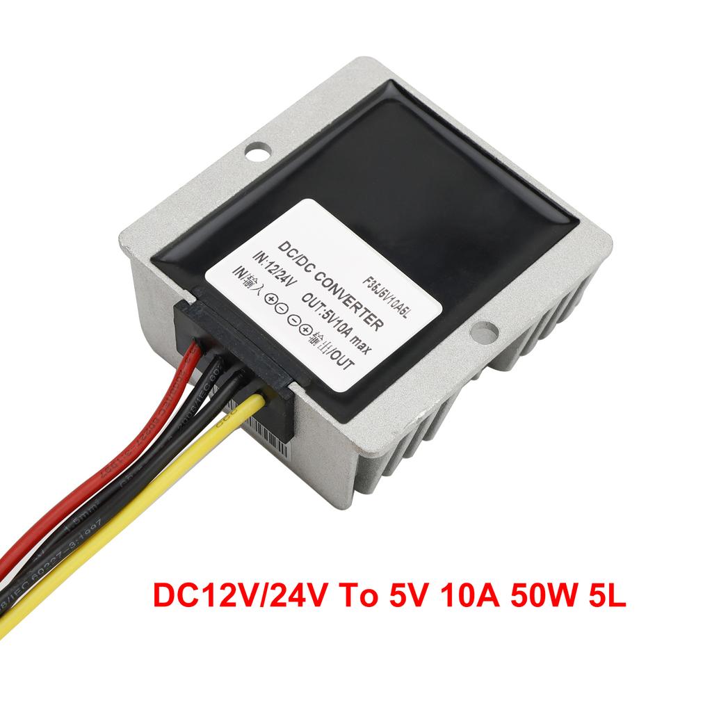 Step Down DC/DC Buck Converter 12V/24V To 5V 10A Regulator Power Module