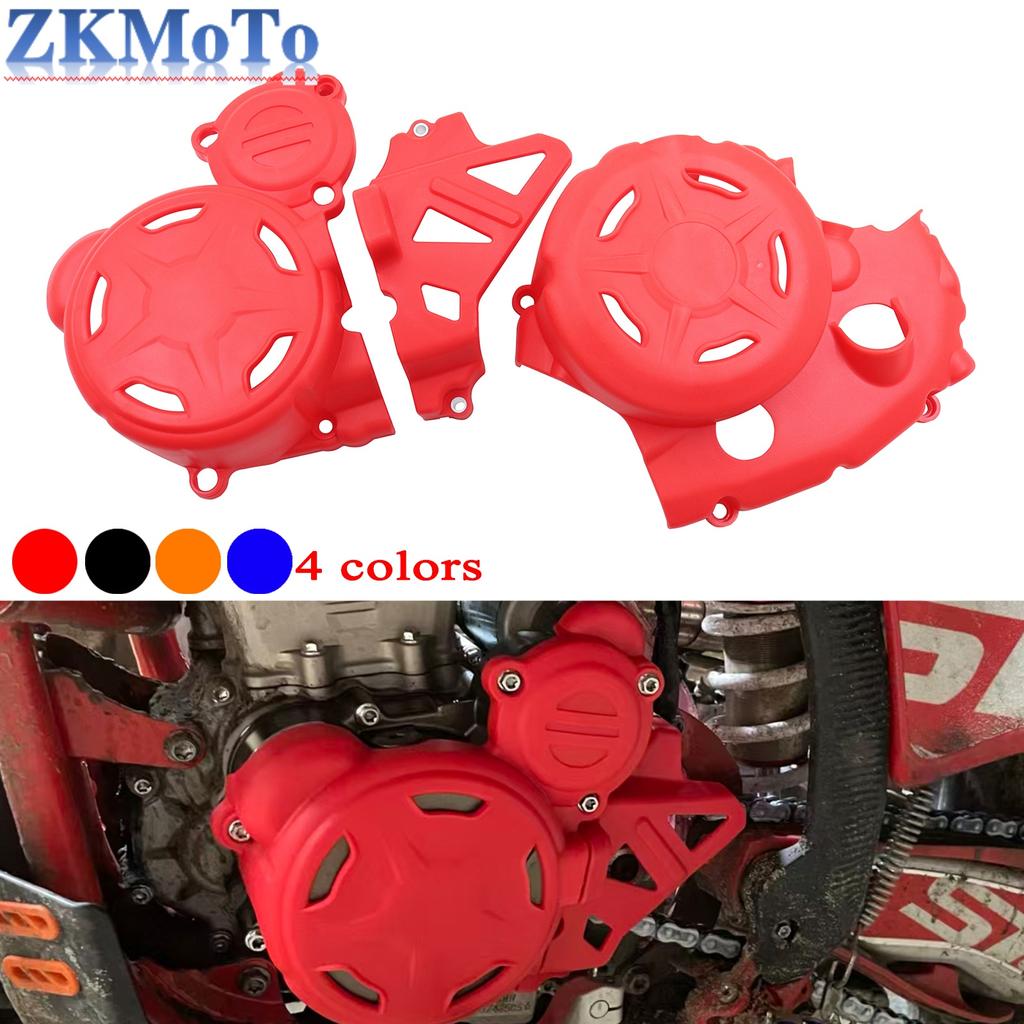Motorcycle Engine Clutch Guard Water Pump Cover Ignition Protector For KEWS K16 K23 For Kayo T4 For Hengjian S6 S7 For YB300H
