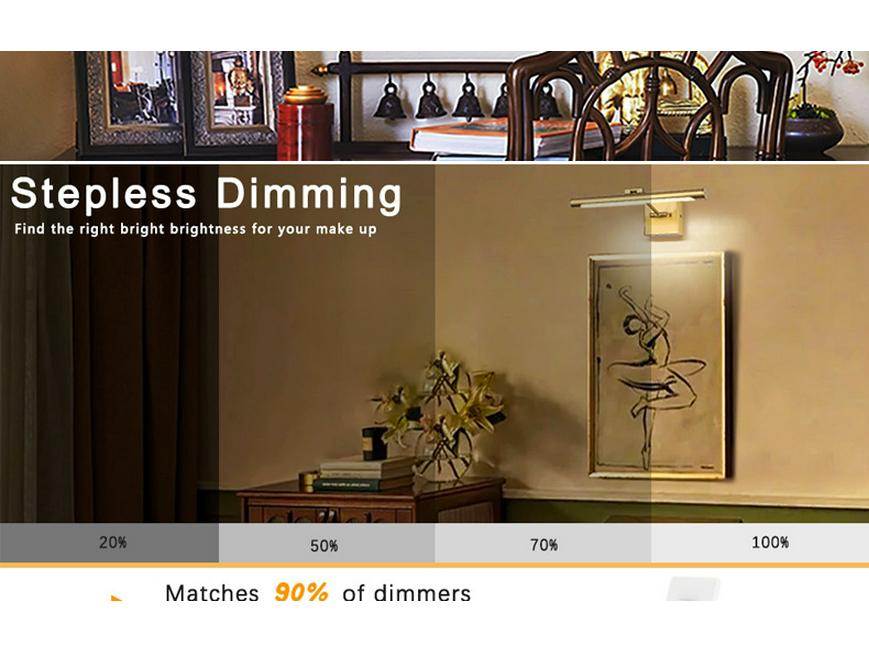 American Style Waterproof LED Vanity Cabinet Light for Bathroom or Hotel