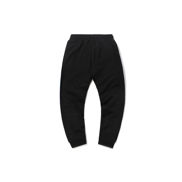 Li Ning Sports Fashion Series Cuffed Sweatpants Men Bottoms Black AKLQ589-1