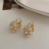 Water Drop Shape Pearl Earrings Pearl Ear Buckle Ear Hook Simple Drop Earrings  Wedding
