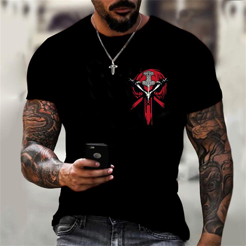 

Мужские новые трендовые спортивные топы с короткими рукавами Slim Fit, мужская уличная одежда в стиле хип-хоп с принтом.