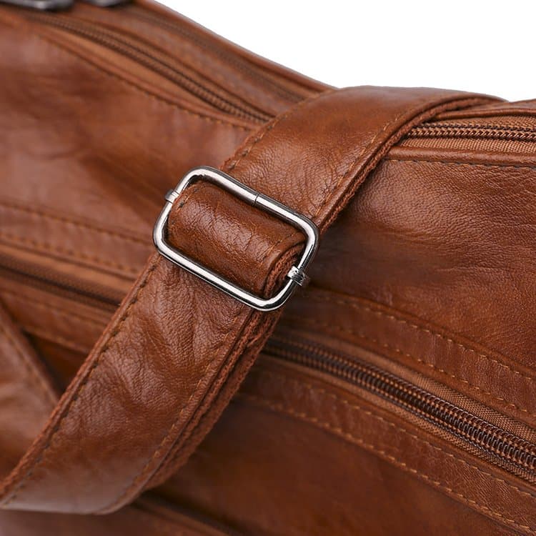 Damen Weiches Leder Großvolumige Ein-Schulter Umhängetasche