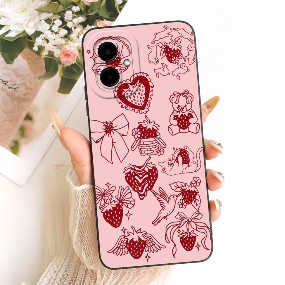 Case For Samsung Galaxy A06 4G SM-A065F SM-A065M Cover For Samsung A06 4G Casing Silicone Luxury Fashion Kawaii Cute 2D Painted