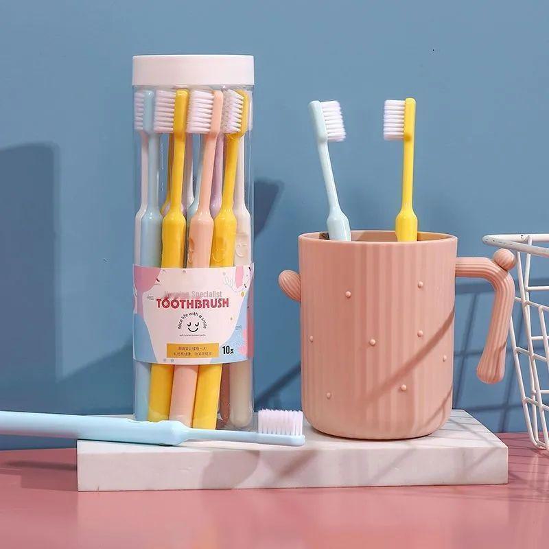 Brosse à dents souple haute densité pour adultes – Soin doux pour hommes, femmes et femmes enceintes