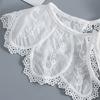 False Collar Dickey Collar Embroidery Collar Venise Lace Up Neckline Easy To Wear Detachable Collar Women