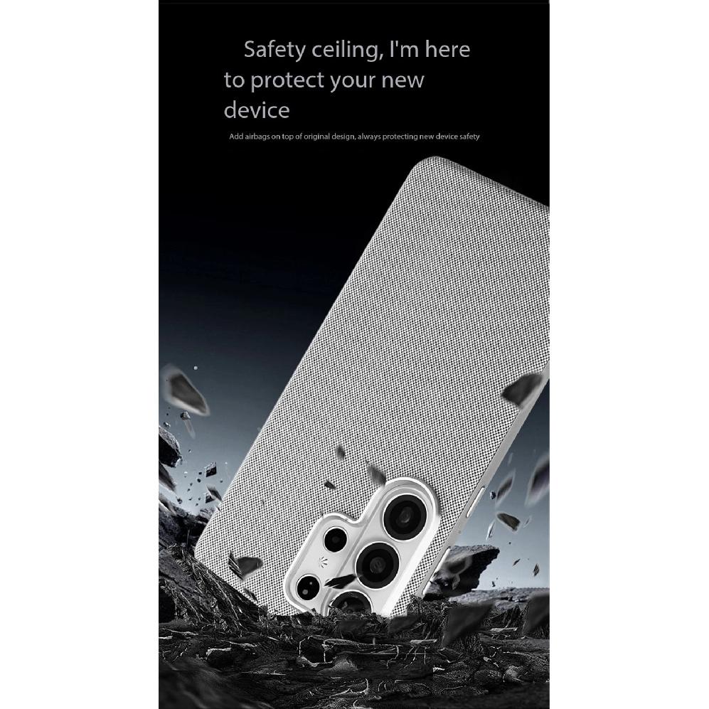 Original Techology Woven Fabric Phone Case for Samsung Galaxy S26 Edge S25 S24 Ultra S23 for Magsafe Magnetic Matte Solid Cover
