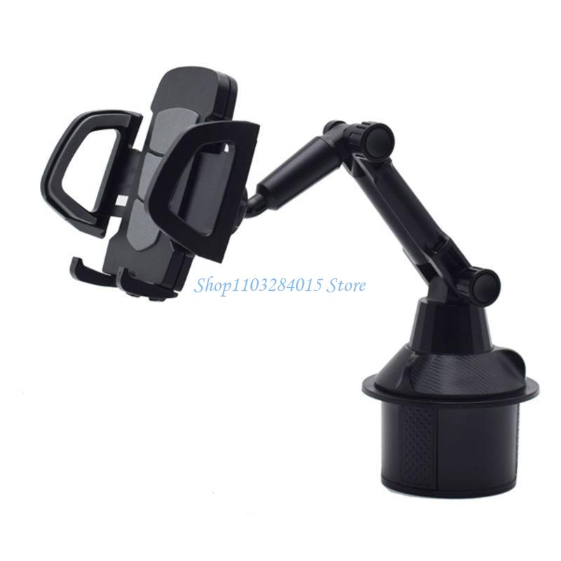 R6FF Universal Car Cup Holder Tablet Mount Stand 360° Adjustable for Mobile Cell Phone Auto GPS Bracket Interior Accessories