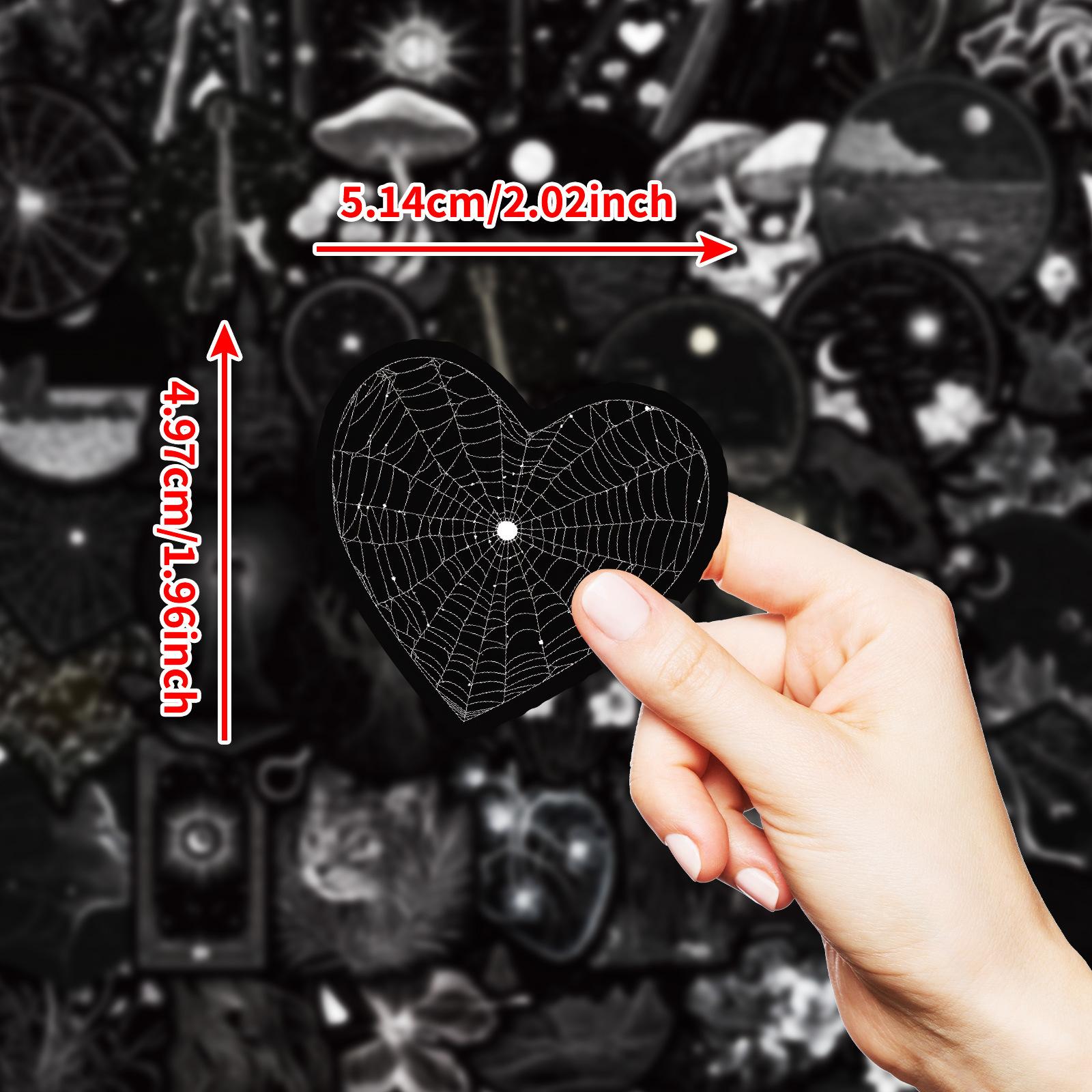 

50 Крутых Черных Граффити Наклеек Сделай Сам Чехол для Мобильного Телефона Скейтборд Шлем Декоративные Наклейки