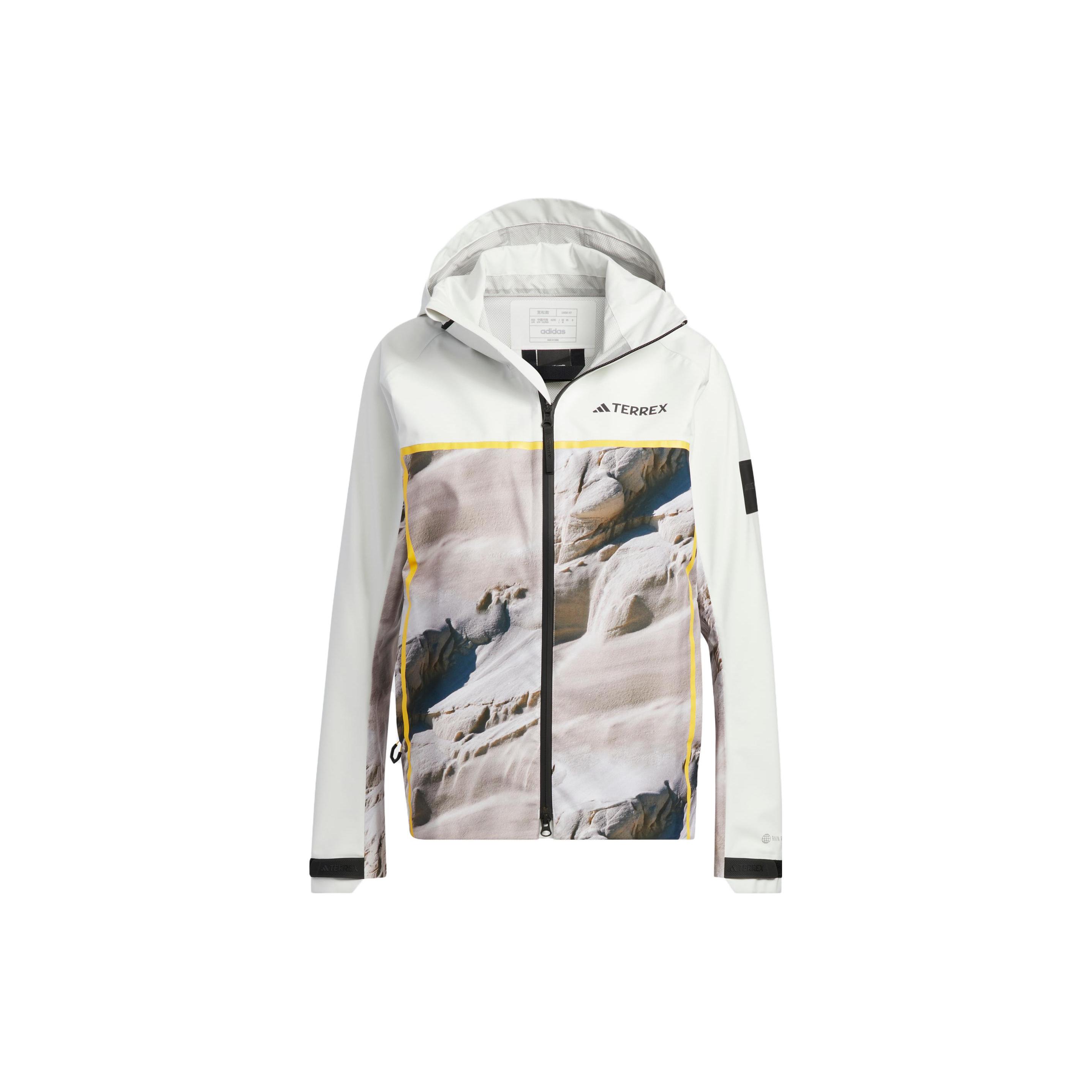 

Новая женская водонепроницаемая и ветрозащитная куртка-ветровка Adidas, нефритово-белая, IC1991 M