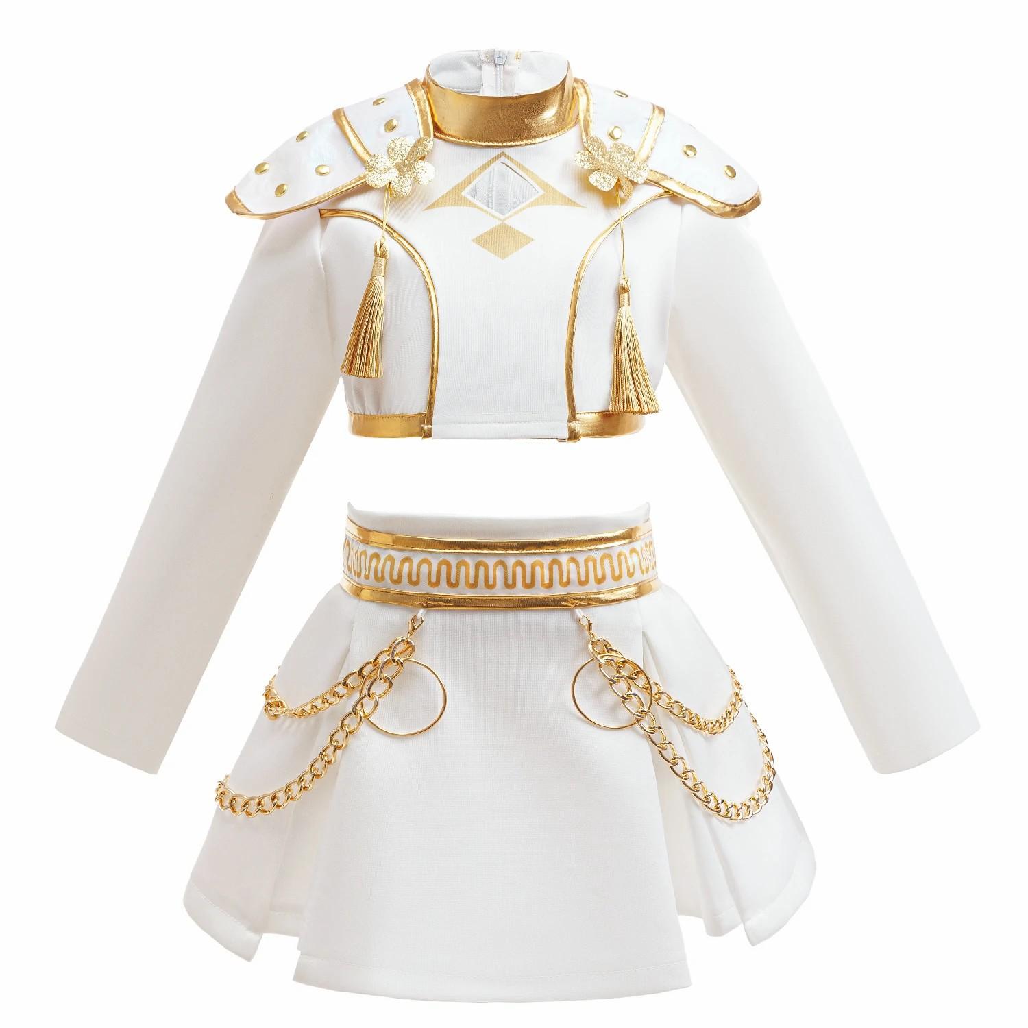 

Demon Hunter Girl Troupe cos suit K-POP Korean Wave superstar Rumi Zoe Mira singing stage suit BB 110cm