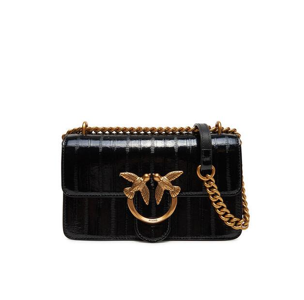 Handbag PINKO Love One Mini Dc PE 25 PLTT 100074 A1VE Black