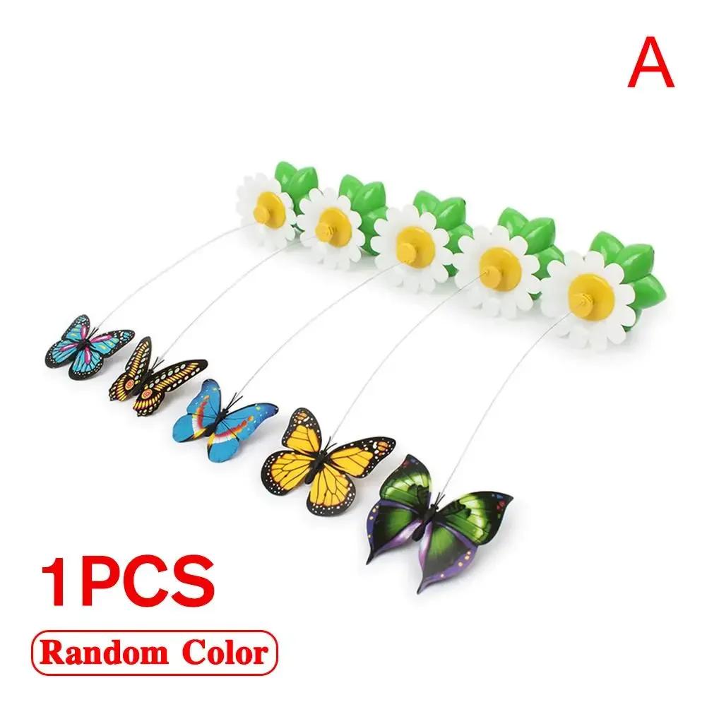 

1PC Electric Butterfly Cat Toy - Automatic Rotating Flying Hummingbird, Funny Intelligence Training Pet Toys (Random Color)
