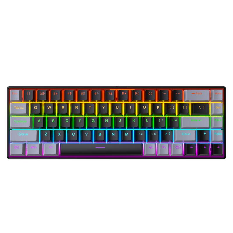 

Y-FRUITFUL K68 Color-Block RGB Mechanical Keyboard