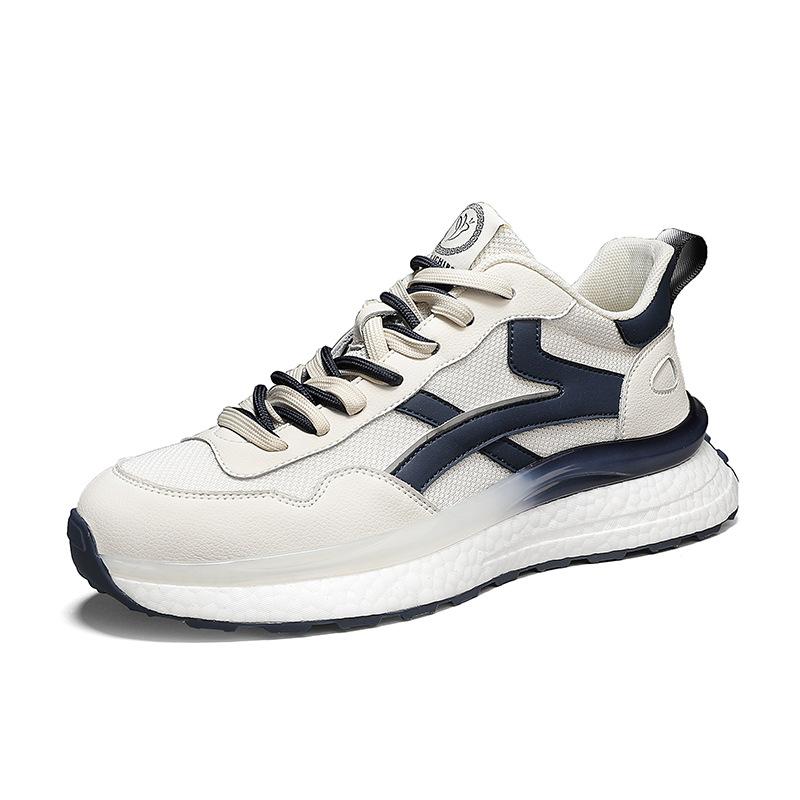 New men's shoes sports versatile dad shoes running breathable real popcorn casual shoes