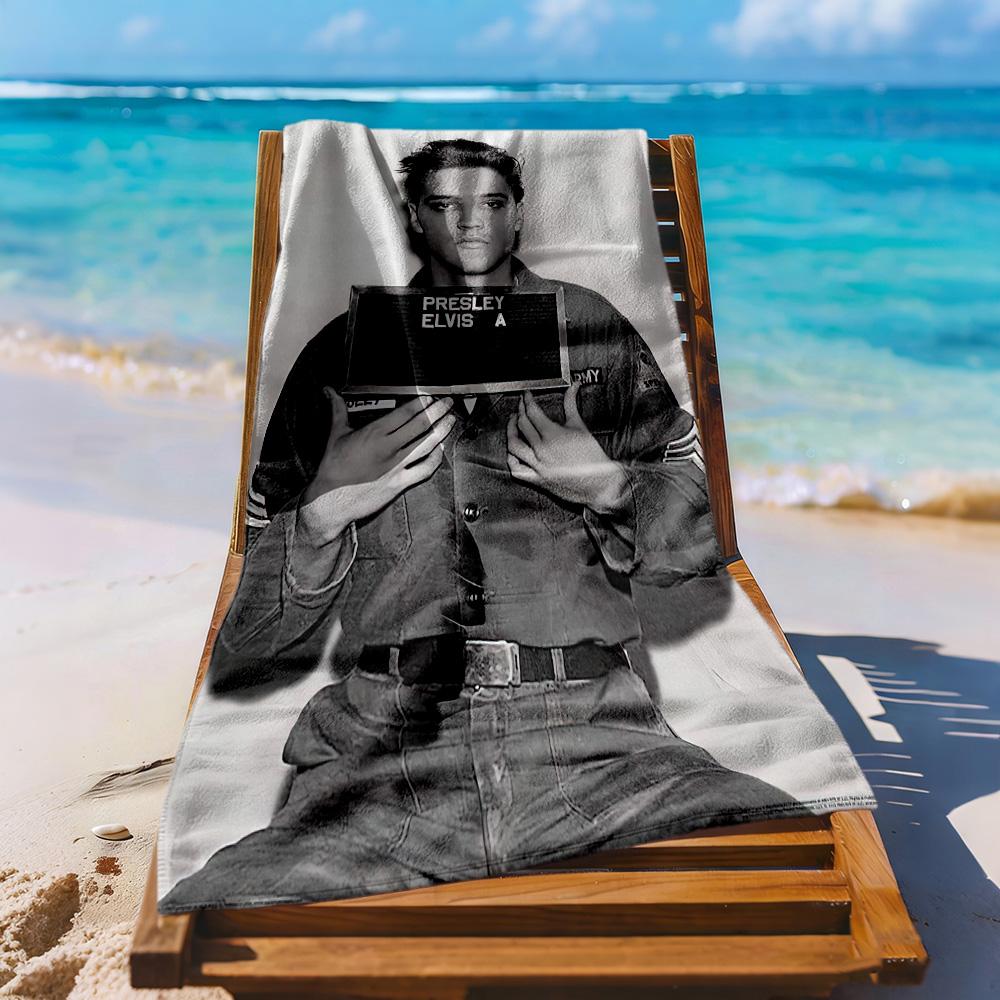 Elvis Beach Towel High Absorbency Quickdry Comfortable Lightweight Portable For Swimmingbeachcamping Travel Beach Accessoriesgym