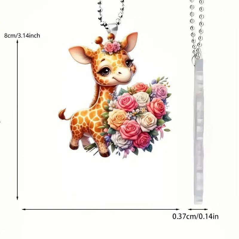 Acrylic Fashionable Mini Dragon Pendant For Car Rearview Charm Mirror