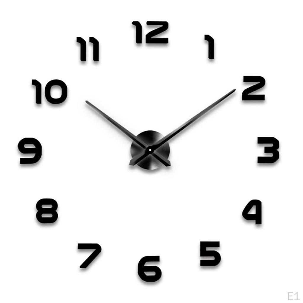 Clock, Frameless Large Wall Home Decoration Mute Mirror Stickers Colors