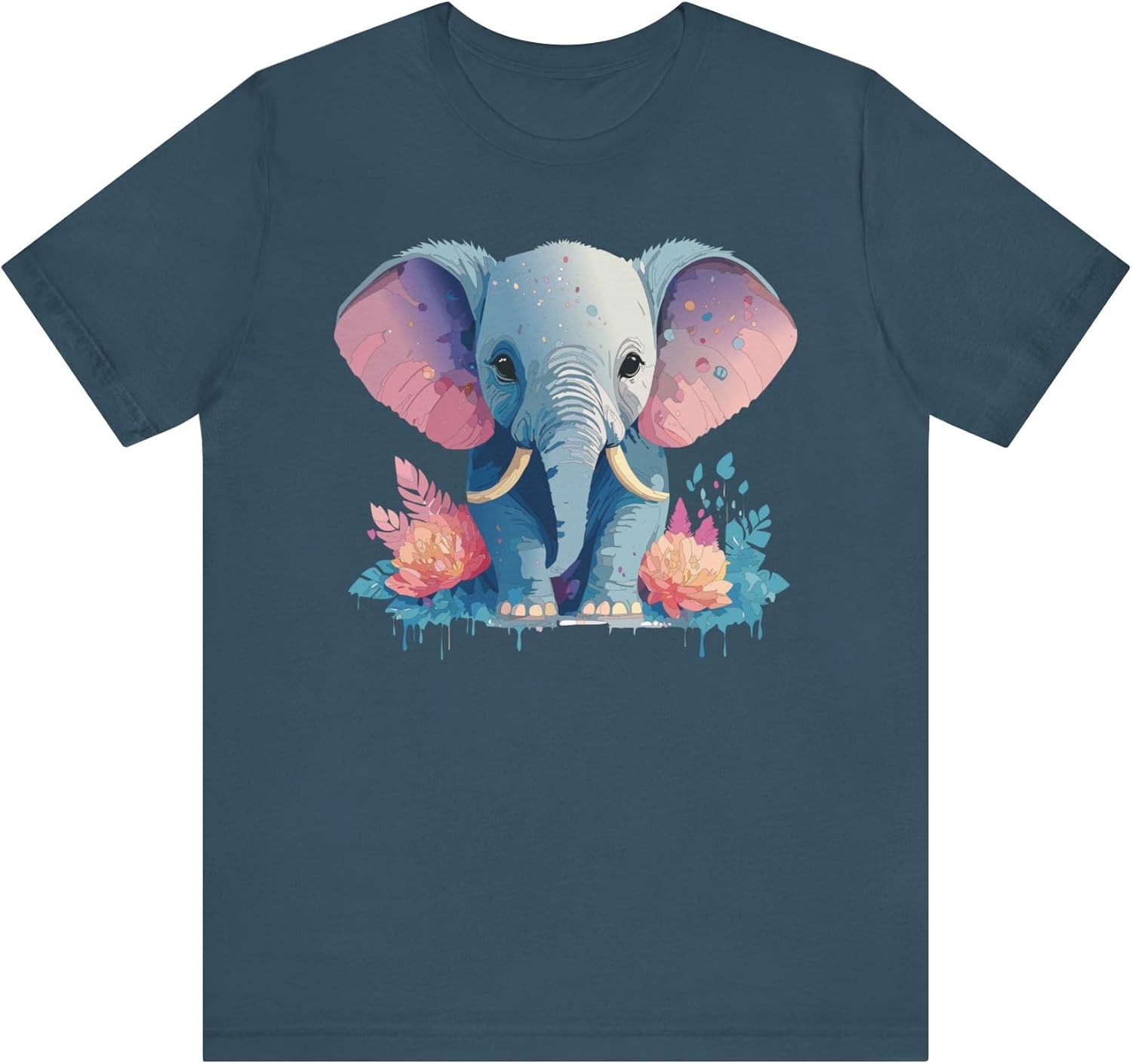 

Elephant Graphic Design Tee, Elephant Shirt, Vintage Tees, Art Design T-Shirt, Animal Graphic Tee, Animal Shirts 7 5XL різнокольоровий