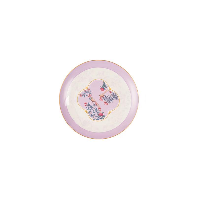 Auspicious Plum Blossom Ceramic Dinner Plate