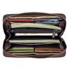 Johnature Vintage Leisure Wallet Card Holder Genuine Leather Long Women Wallets First Layer Cowhide Phone Purses