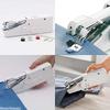 Mini Electric Sewing Machine Handheld Portable Sewing Machine with Bobbin for Needlework Handwork Home Travel Sewing Accessories