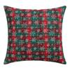Set of 2 Merry Christmas Decorative Pillow Cover Snow Winter with Snowflakes Falling White Crystal Double Sided Throw Pillow Covers Sofa Cushion Cover