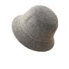 Solid Color Knitted Basin Hat Women's Autumn and Winter Warm Bucket Hat Fashion Bucket Hat Retro Winter Hat