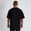 Men's Plus Size Mesh Breathable Oversized Drop Shoulder Fitness T-Shirt