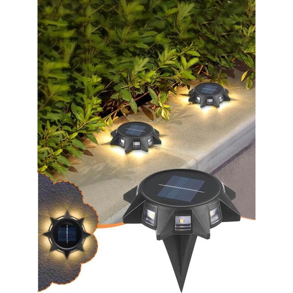 

Gaman YD43- 4 Pieces Solar Powe Gardening Decorative Solar Wall Lamp with Studs