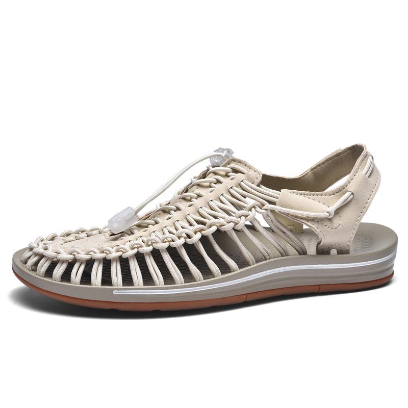 Summer Men's Sandals Outdoor Mesh Sandals Soft Clogs Men Sandals Slides Handmade Sandals Roman Outdoor Sandals Men