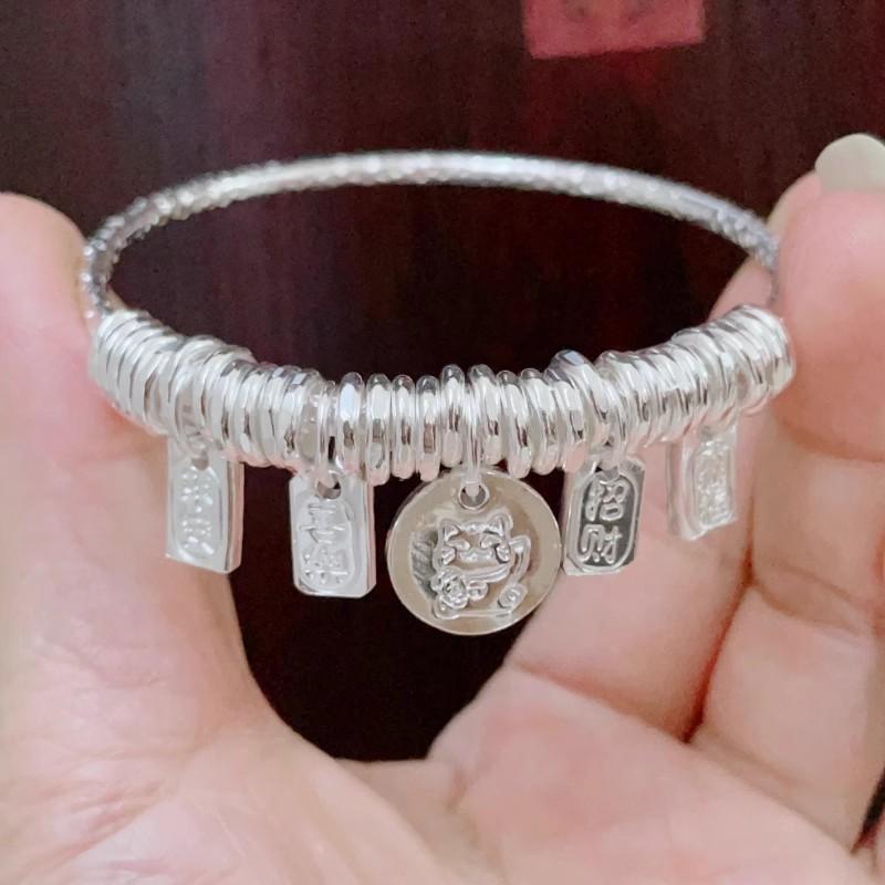 Female Niche Chinese Style Wrapped Auspicious Bracelet 58MM