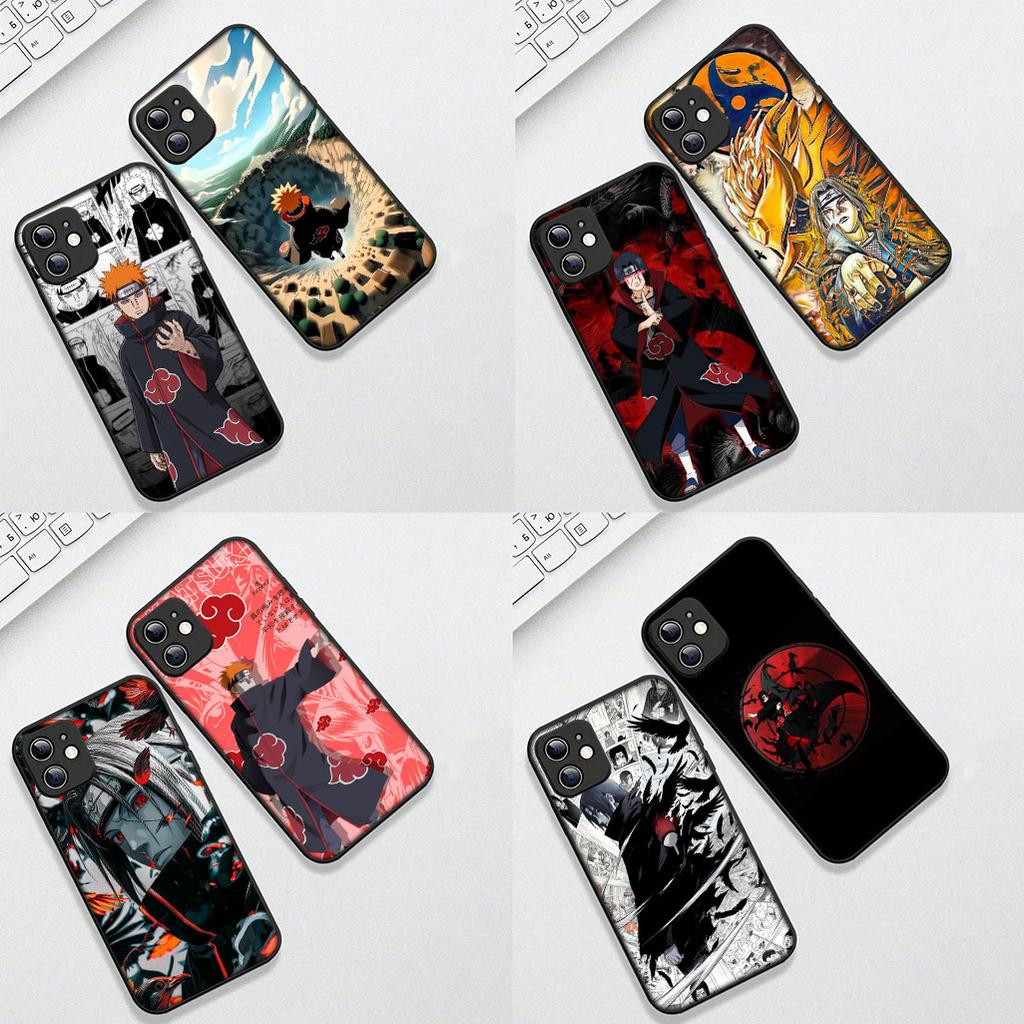 Hülle für Samsung Galaxy S24 S25 S23 FE Ultra Plus S7 Edge S25+ S23+ A56 5G Handyhülle Pain Akatsuki Narutos Itachi Uchiha