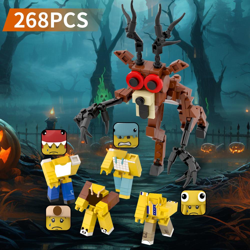 2026 New 99 Night in Forest Action Figures Building Blocks Full Fantasy Animal Model Kids STEM Assemble Toys for Kids Xmas Gift