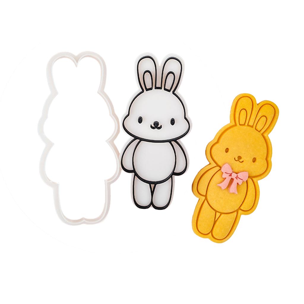 Plastic Biscuits Molds Cookie Stamp Cartoon Animals Cookie Cutter Fondant Cake Molds Kitchen Pastry Baking Tool