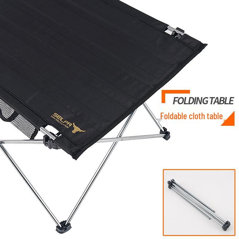 Tragbarer ultraleichter faltbarer Aluminium-Campingtisch - Große Größe für Picknicks & Grillpartys