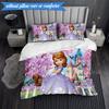 Set Biancheria da Letto 3 Pezzi Princess Sofia K-pop Music Group, Ideale per Camera da Letto, Dormitorio, Include Copripiumino e 2 Federe, Regali per Fan