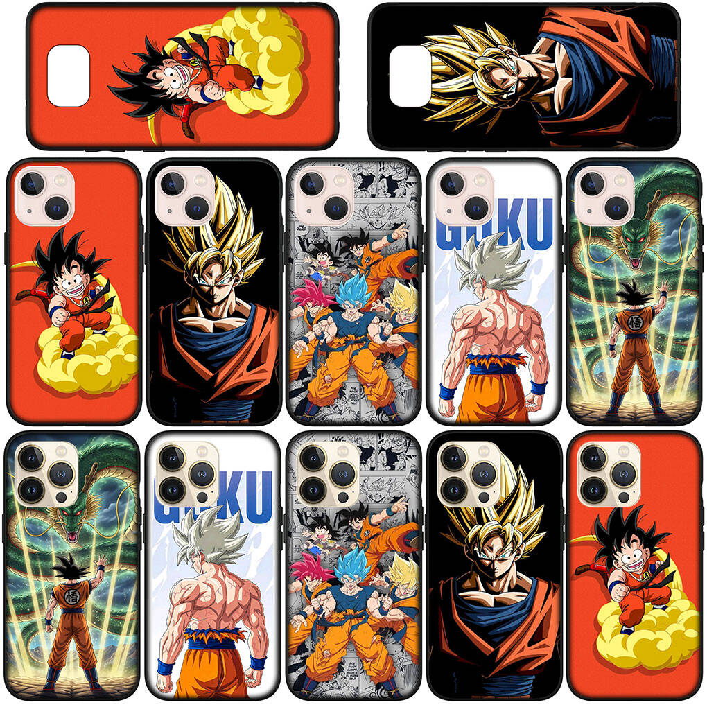 Phone Case for iPhone 17 15 16 Plus Redmi Note 14 12 11 13 Pro Max Huawei P30 P20 Lite OPPO A60 A80 A38 A54 Comics Dragon Son Gokus Ball Super Cover
