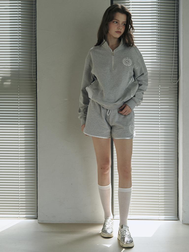 Leupeulle [Hippolyte] Sweat Shorts (Melange Gray)