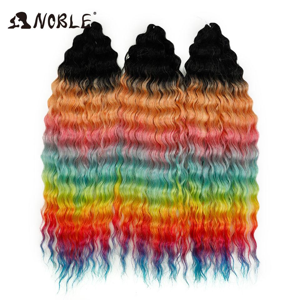 Edles Häkelhaar Locken Haar Wasserwelle 24 Zoll 300g Ombre Blond Twist Häkelhaar Zopf Haar Deep Wave Flecht Haarverlängerung