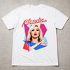 Blondie Debbie Harry T-Shirt New Wave Punk Rock Tee Erwachsene Kinder Weiß Schwarz