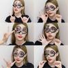 Number Crystal Frame Party Dress-up Glasses for Adults Birthday Christmas Party