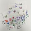 20pcs Tropical Leaf Print Napkins, Table Decor for Christmas Parties, Hawaiian Themed Events, and Dining Table Settings