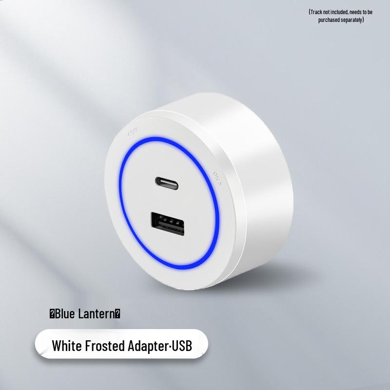 Surface-Mounted Anti-Shock Adjustable Power Strip with Switch Track for Kitchens