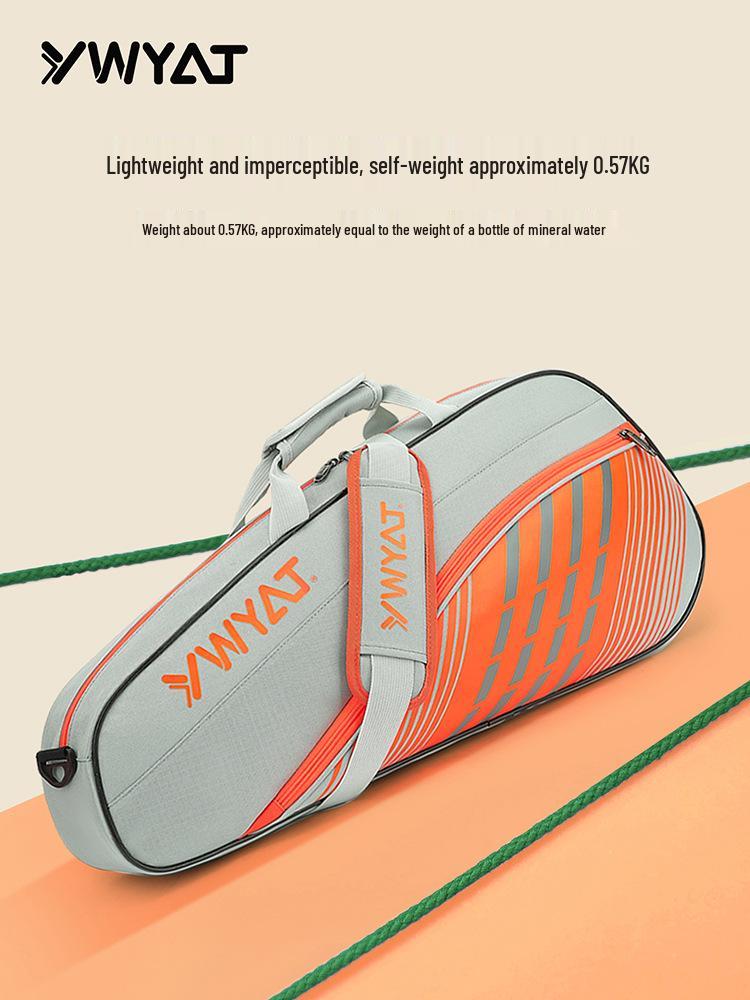 2025 Unisex Pro Badminton & Tennis Backpack: Extra Large, Water-Repellent with Racket Compartment