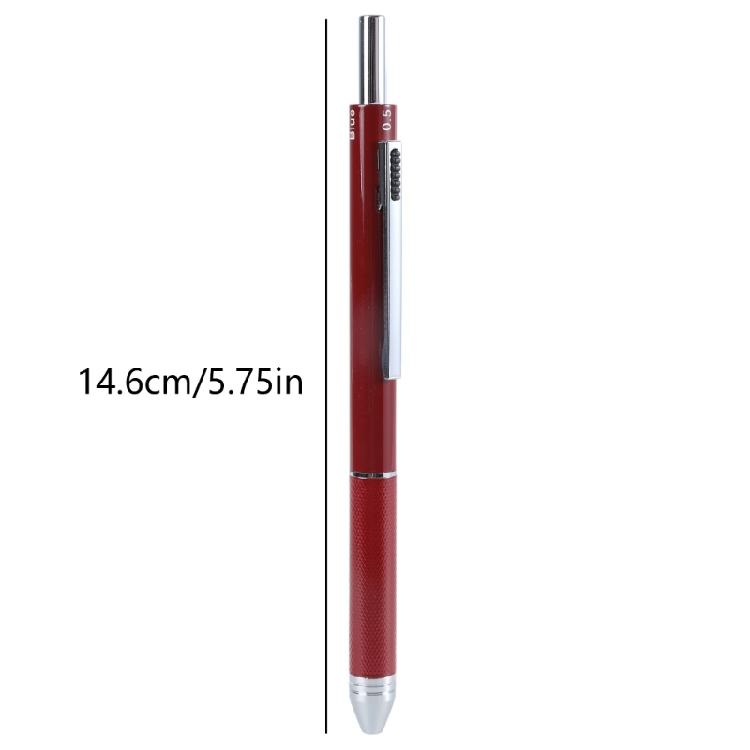 Metal Retractable Ballpoint Pen, Retractable Ballpoint Pen Multicolor Ballpoint Pen 1.0mm, Write Smoothly for Office