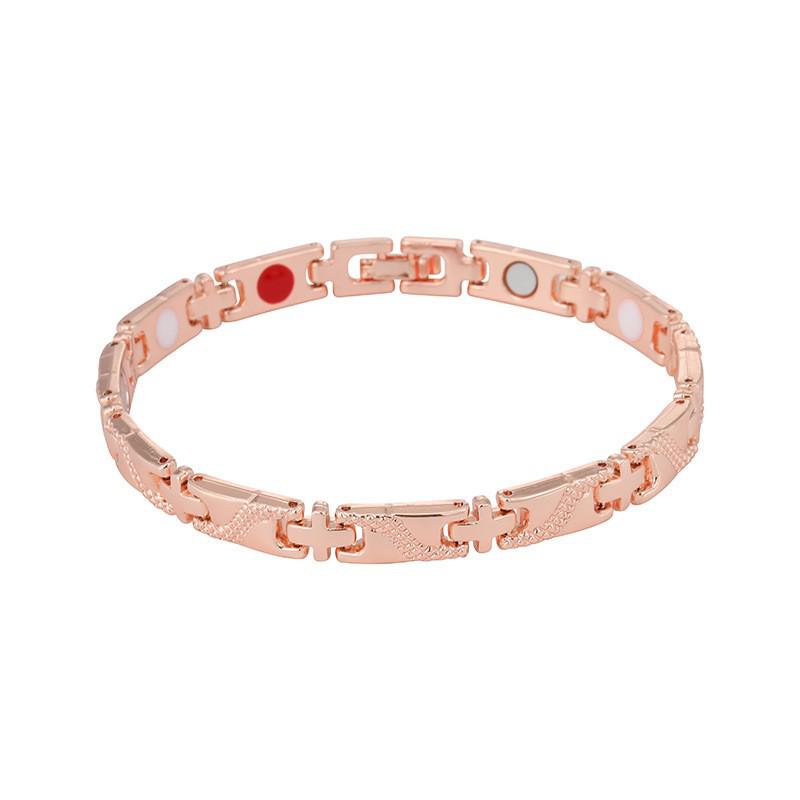 Men's Retro Double-Color Dragon Pattern Magnetic Bracelet: Detachable Couple's Style