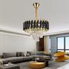 Moderne Soverom Stue Spisestue Belysning Luksuriøse Krystall Pendellamper Gull Taklysekrone Innendørs Dekorasjoner LED Armatur