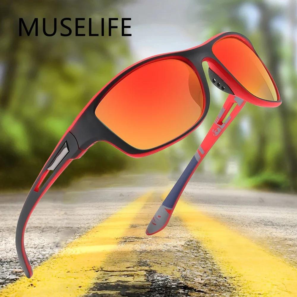 

MUSELIFE BRAND Design НОВЫЕ солнцезащитные очки мужские поляризованные UV400 квадратные очки мужские солнцезащитные очки женские винтажные очки для вождения As Picture
